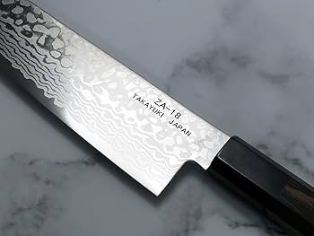 Amazon | ZA18コバルト鋼 ダマスカス【銀河】和三徳180 | 堺孝行